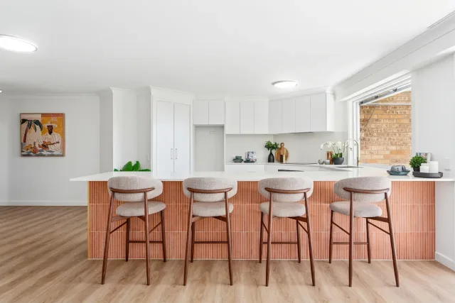 Renovated apartment interior, Gold Coast